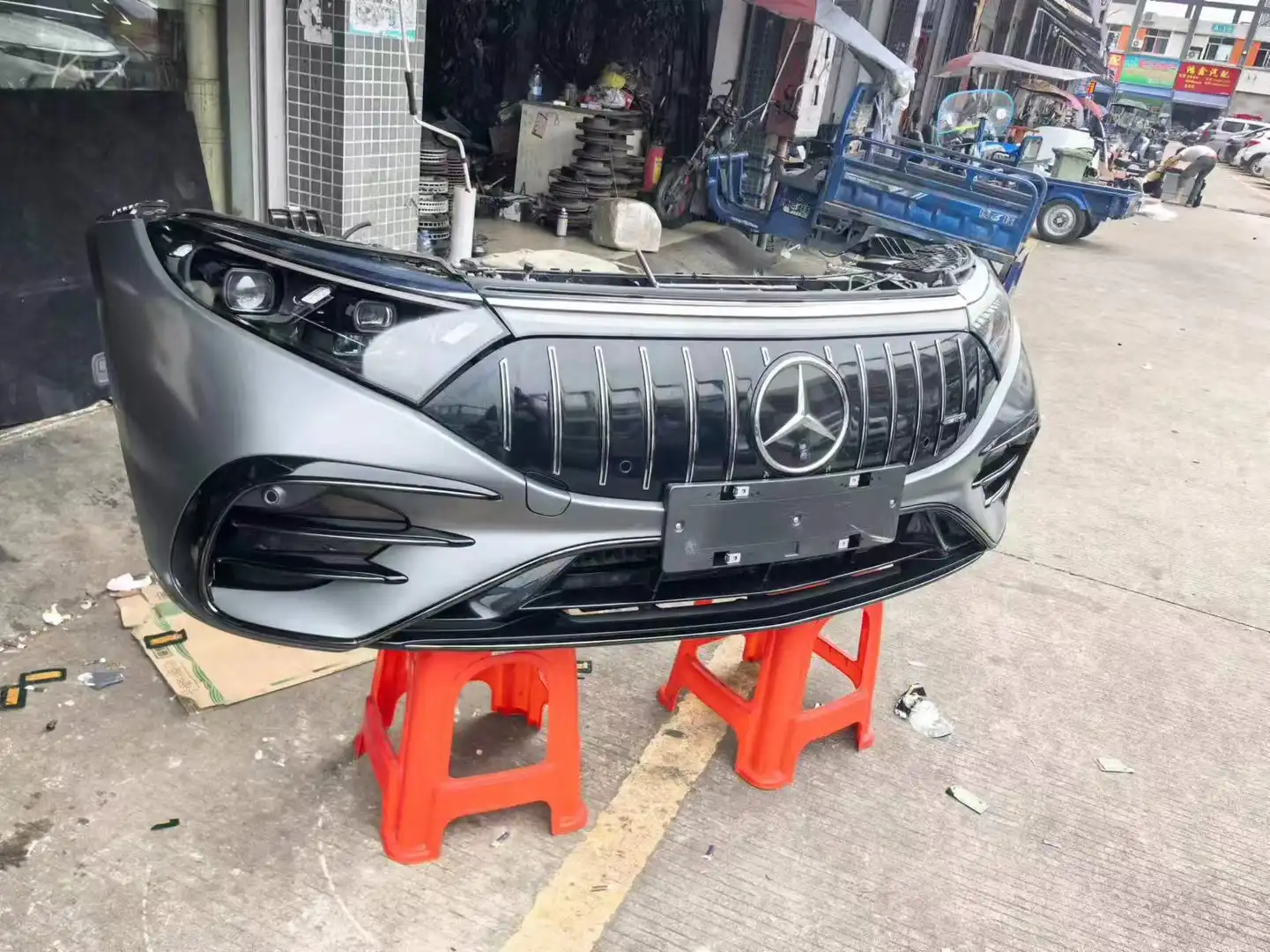 Mercedes benz W297 EQS AMG 53 nose cut