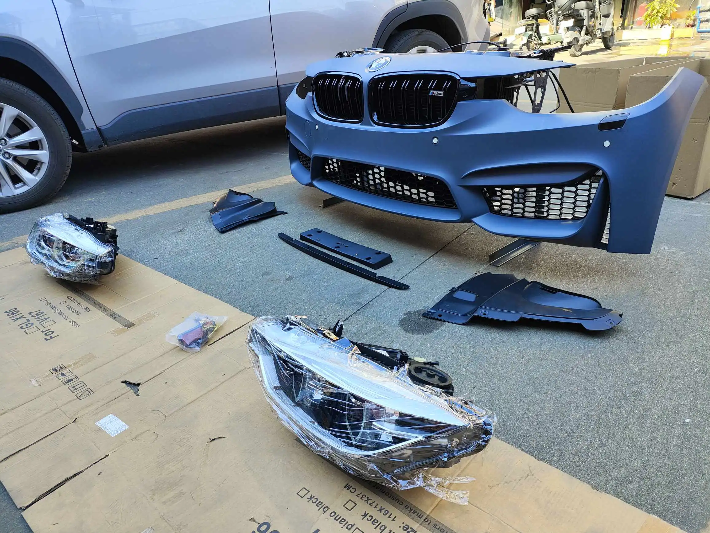 BMW F30 F35 nose cut